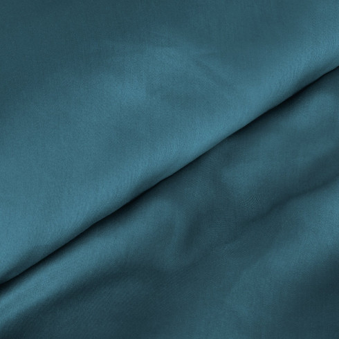 Jednofarebné posteľné obliečky Nova z bavlneného saténu 140x200 cm - tyrkysové