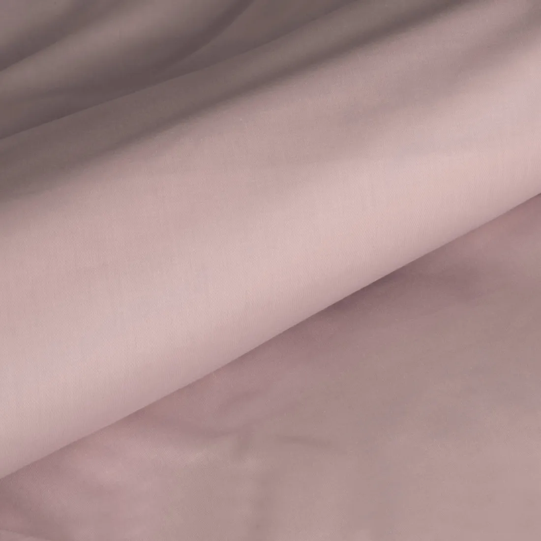 Jednofarebné posteľné obliečky Nova z bavlneného saténu 220x200 cm - púdrová ružová