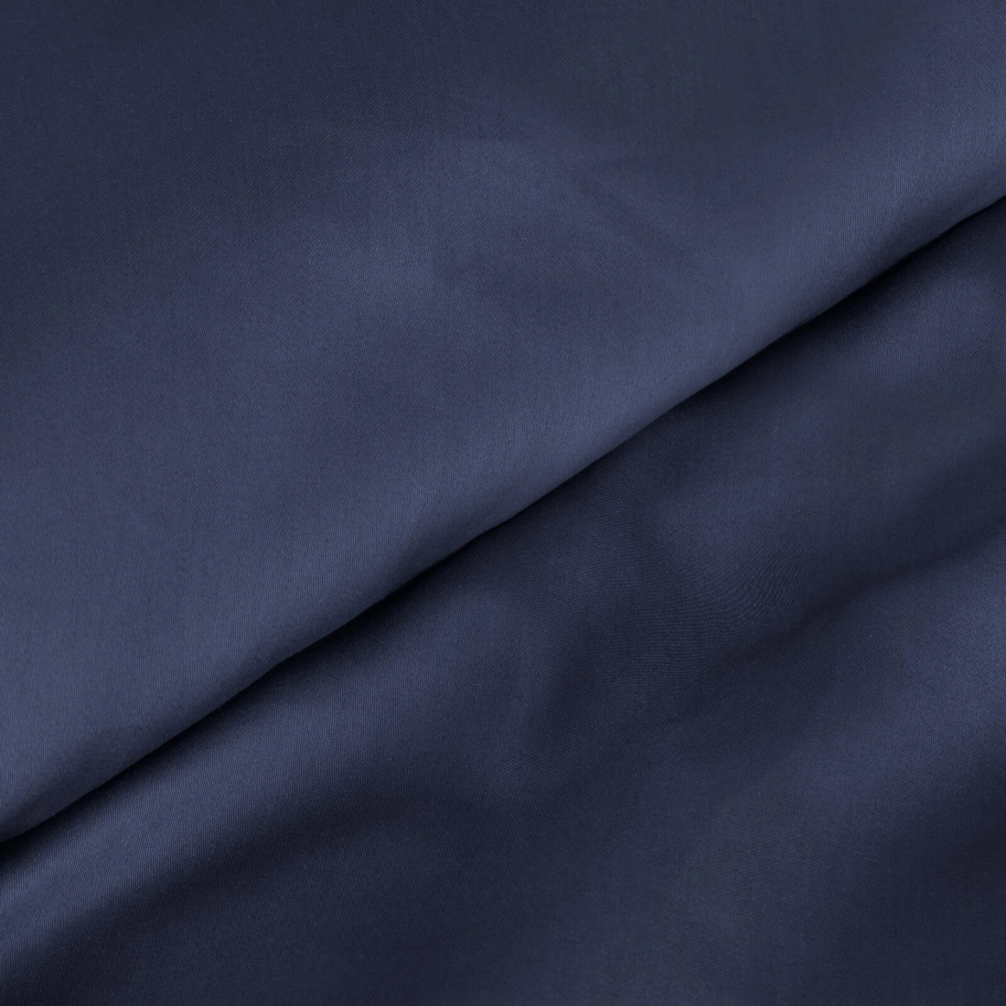 Jednofarebné posteľné obliečky Nova z bavlneného saténu 220x200 cm - tmavá námornícka modrá