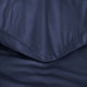Jednofarebné posteľné obliečky Nova z bavlneného saténu 220x200 cm - tmavá námornícka modrá