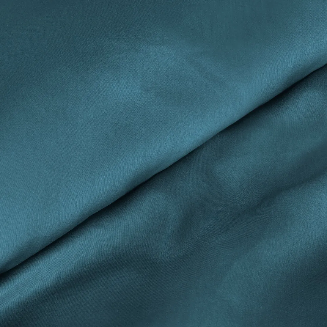 Jednofarebné posteľné obliečky Nova z bavlneného saténu 220x200 cm - tyrkysové