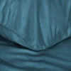 Jednofarebné posteľné obliečky Nova z bavlneného saténu 220x200 cm - tyrkysové