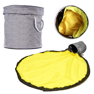 Kôš na hračky s hracou podložkou 2v1