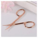 Kozmetické nožnice na nechtovú kožičku 9 cm - ružové zlato