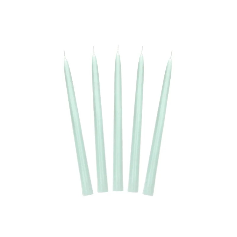 Stožčena sveča 24 cm – mat žajbelj, 1 kos