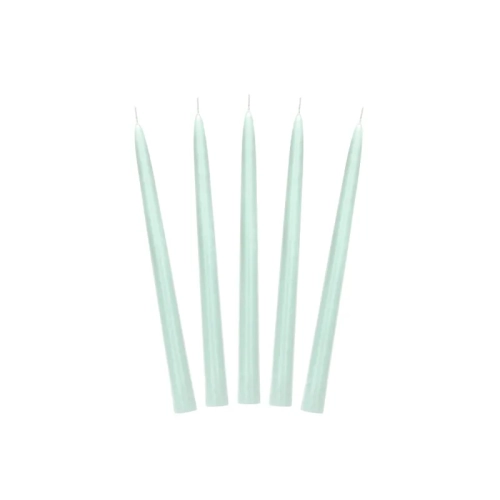 Kužeľová sviečka 24 cm - matná šalvia 1 ks