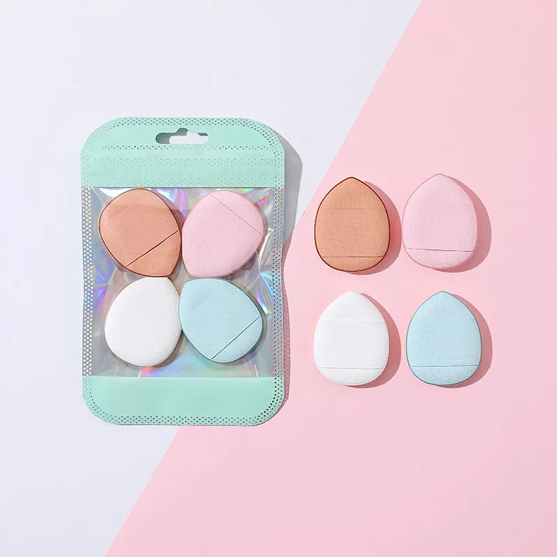 Mini prstová houbička na make-up - 4 ks