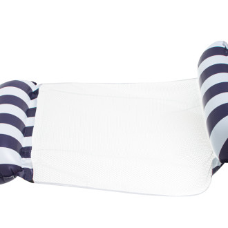 Nafukovací matrac so sieťovinou modro-biely, 110 x 70 cm