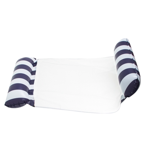Nafukovací matrac so sieťovinou modro-biely, 110 x 70 cm