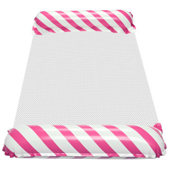 Nafukovací matrac so sieťovinou ružovo-biely, 110 x 70 cm