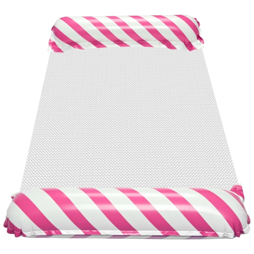 Nafukovací matrac so sieťovinou ružovo-biely, 110 x 70 cm