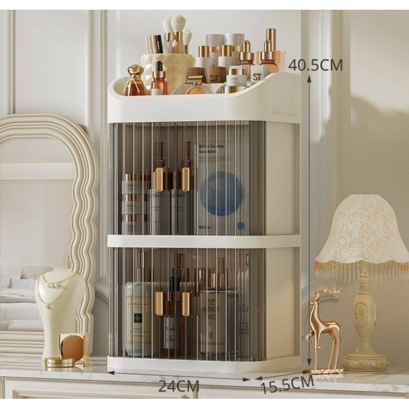 Organizér - kosmetický box - víceúrovňový 40x15x24cm