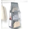 Organizér na kabelky - závěsný šedý