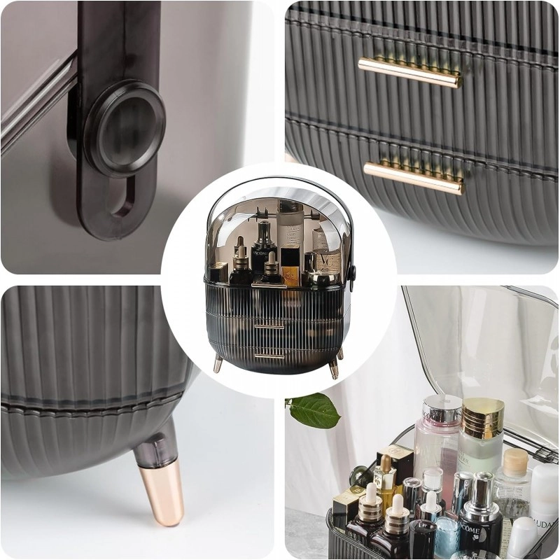 Organizér na kosmetiku a šperky – černý, 37 x 28,6 x 18,5 cm