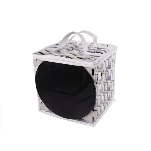 Penová podložka - detská ohrádka 36-dielna krémovo-čierna