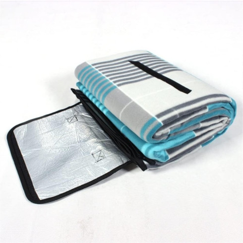 Plážová/pikniková nepremokavá skladacia podložka XXL 200x150 cm