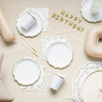 Podnos na tortu a koláče 24 cm - béžový