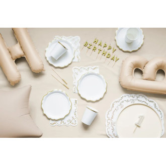 Podnos na tortu a koláče 24 cm - béžový