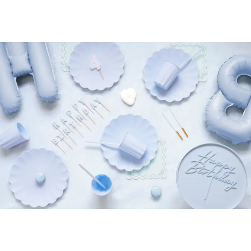 Podnos na dort a koláče 24 cm - modrý