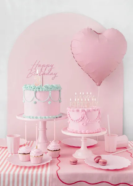 Torta- és süteménytál 24 cm – rózsaszín Torta- és süteménytál 24 cm – rózsaszín