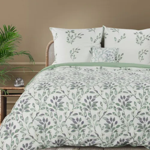 Posteľné obliečky Clarissa s moderným vzorom vetvičiek 220x200 cm