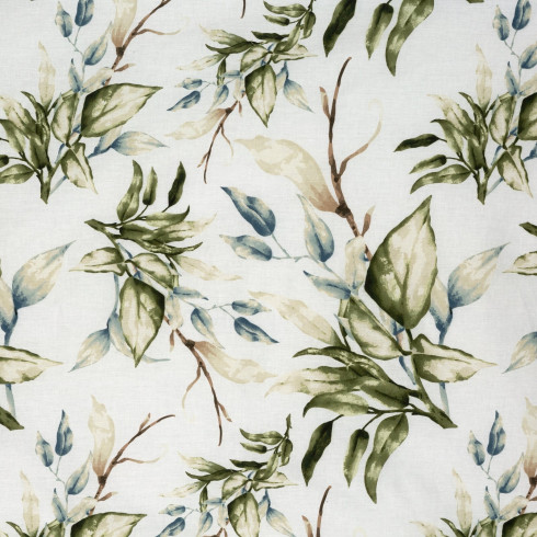 Posteľné obliečky Ella s motívom listov z bavlny renforcé 140x200 cm