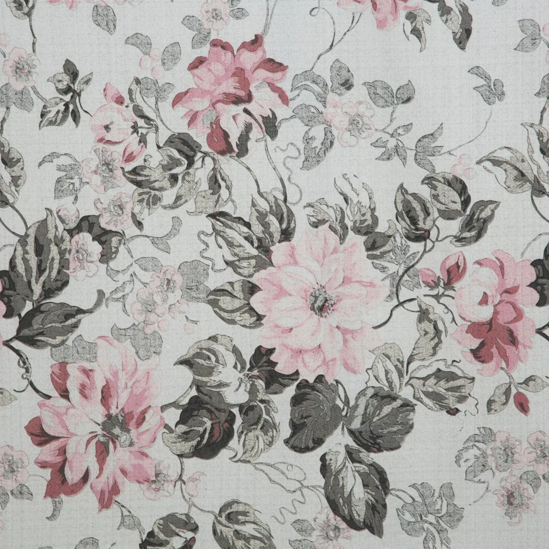 Posteľné obliečky Lea so saténovou väzbou a kvetinovou potlačou 220x200 cm