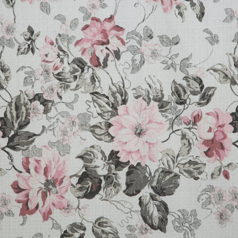 Ložní povlečení Lea se saténovou vazbou a květinovým potiskem 220x200 cm