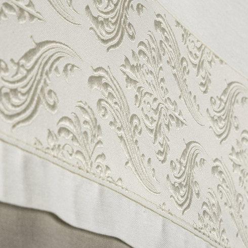 Ložní povlečení Reina zdobené vyšívanou aplikací z bavlny renforcé 220x200 cm