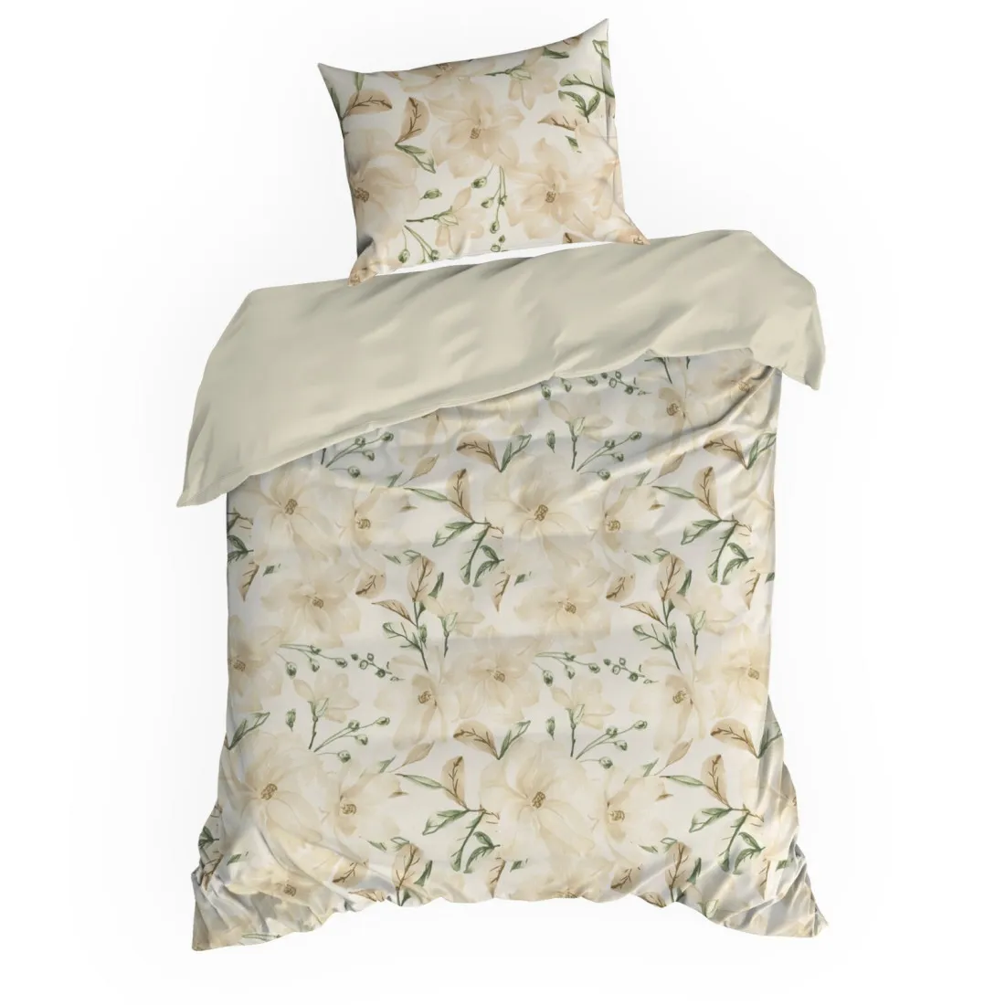 Ložní povlečení Sonia 2 s květinovým vzorem z bavlny renforcé 140x200 cm
