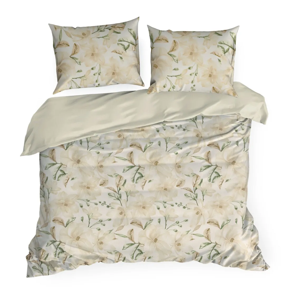 Ložní povlečení Sonia 2 s květinovým vzorem z bavlny renforcé 140x200 cm