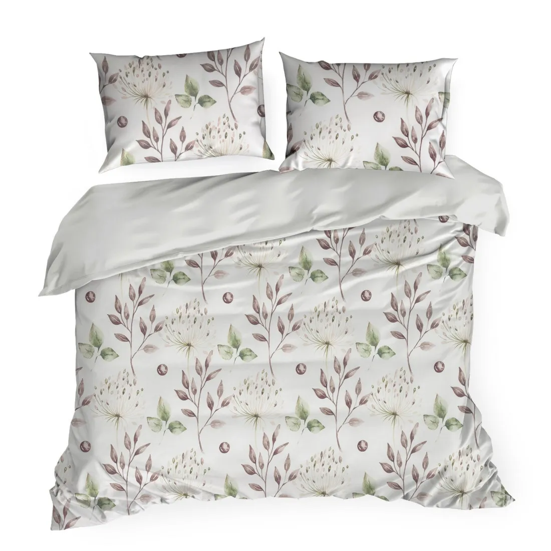 Ložní povlečení Sonia  s květinovým vzorem z bavlny renforcé 220x200 cm