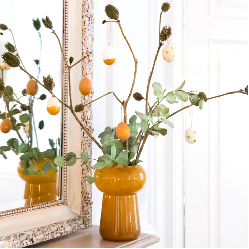 Přírodní vyfouknutá vajíčka mix přírodní - 6 ks