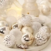 Sada vianočných gúľ 16 ks, priemer 6 cm