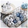 Sada vianočných gúľ, ozdôb a hviezda, 60 ks