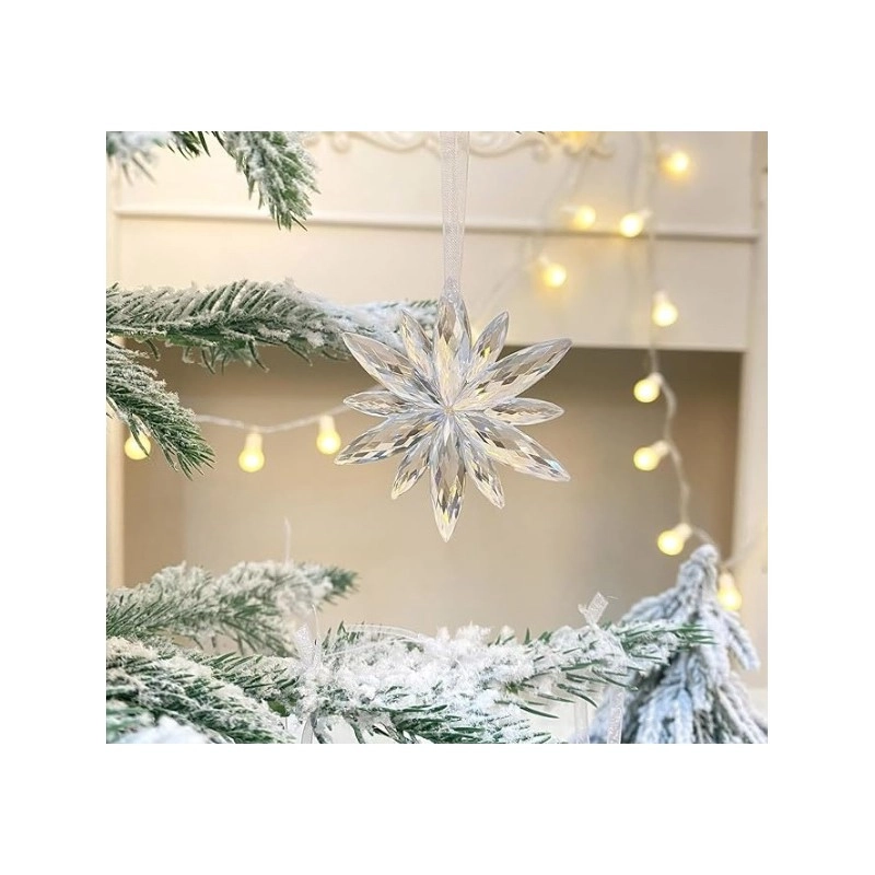 Sada vianočných vločiek na stromček, 12 ks