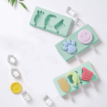 Silikonové formičky na nanuky Smajlík a packa