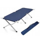 Skladacia kempingová posteľ 190x62 cm, modrá