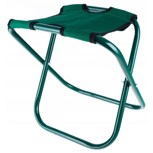 Skladacia stolička do záhrady, na kemping a ryby, zelená