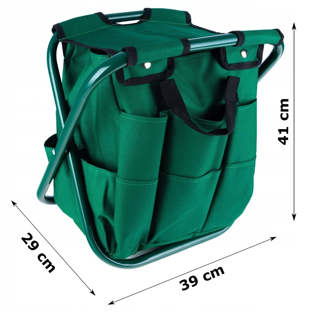 Skládací židle na zahradu, kempování a rybaření, zelená