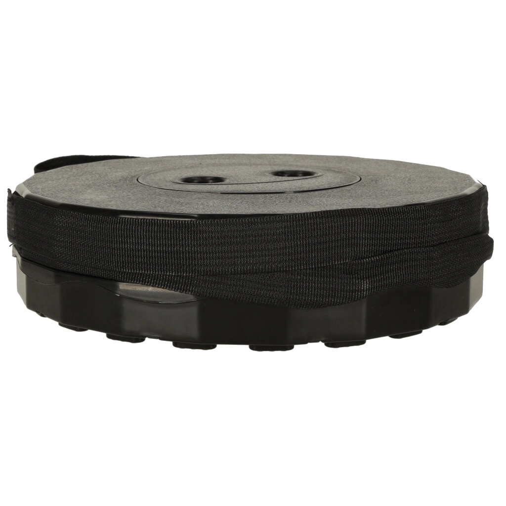 Skladacia stolička s nastaviteľnou výškou, čierna