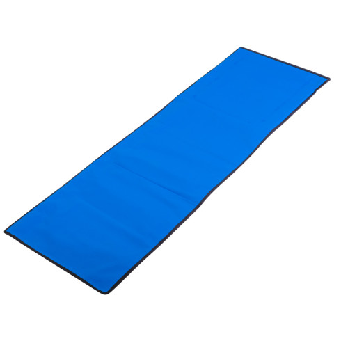 Skladacie plážové lehátko modré, nosnosť 110 kg