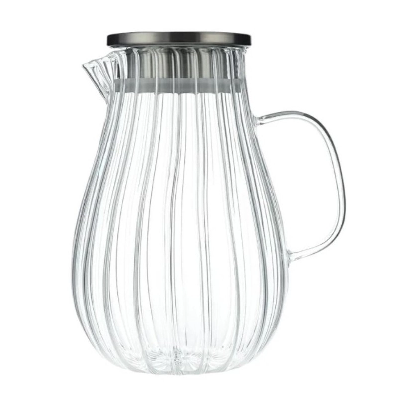 Sklenený džbán s vlnitými stenami, 1 700 ml