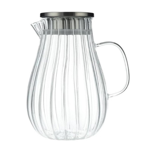 Sklenený džbán s vlnitými stenami, 1 700 ml