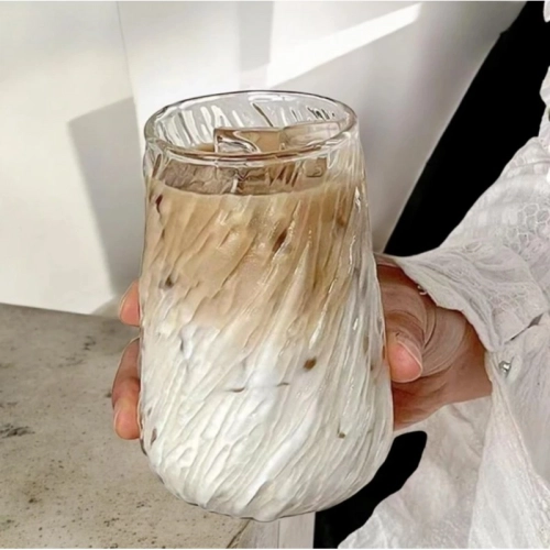 Skleněný pohár vlny - 400 ml