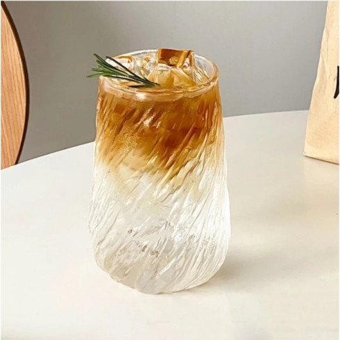 Skleněný pohár vlny - 400 ml