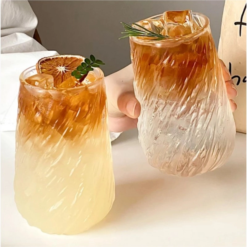 Sklenený pohár vlny - 400 ml