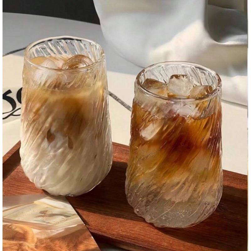 Sklenený pohár vlny - 400 ml