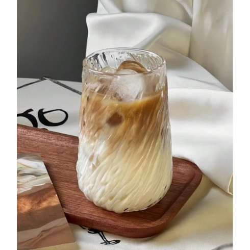 Skleněný pohár vlny - 400 ml