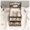 Šperkovnice - organizér na hodinky a šperky - zelený